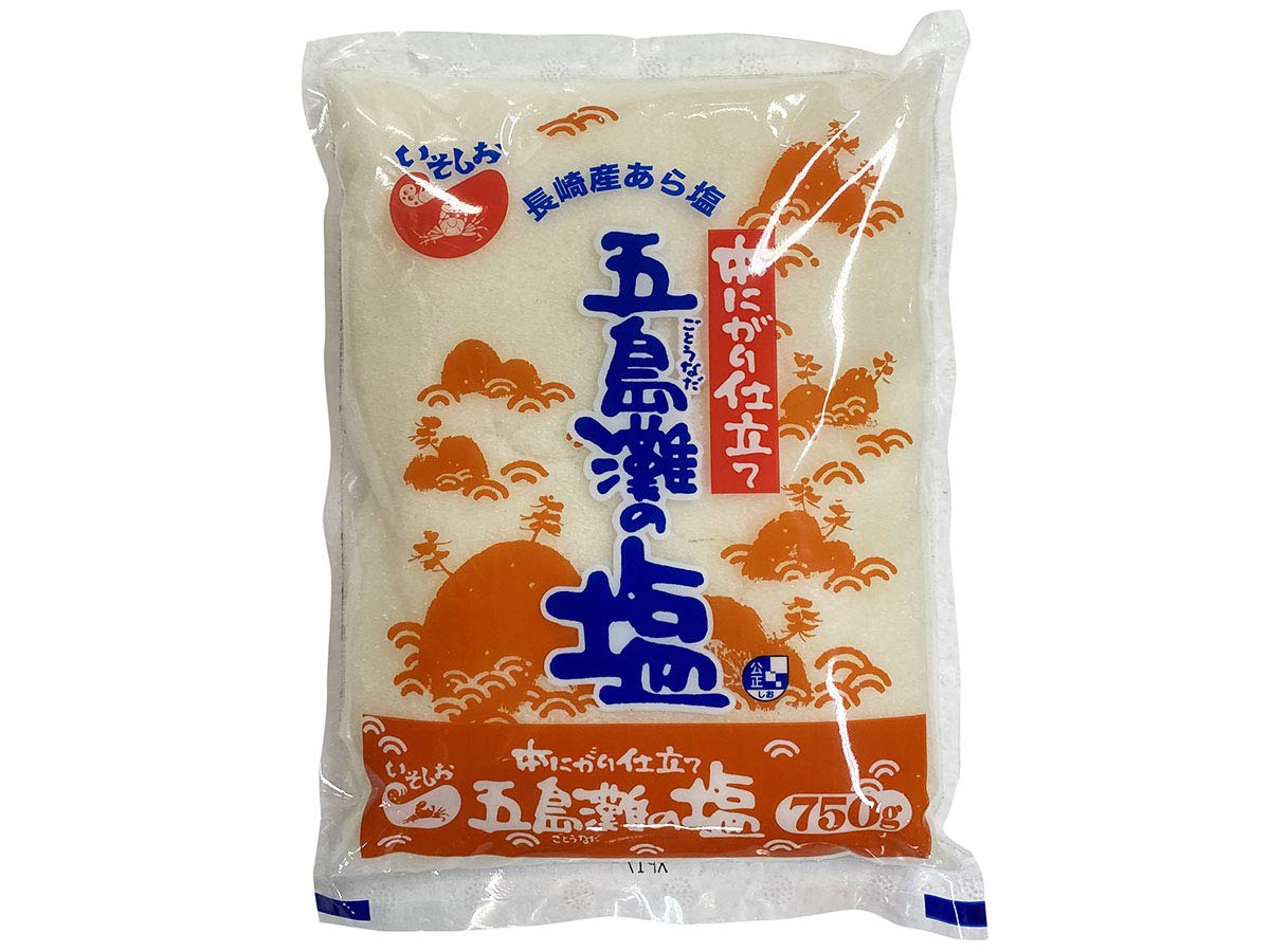 Amazon.co.jp: 菱塩 五島灘の塩 （本にがり仕立て） 750g×10袋 (箱